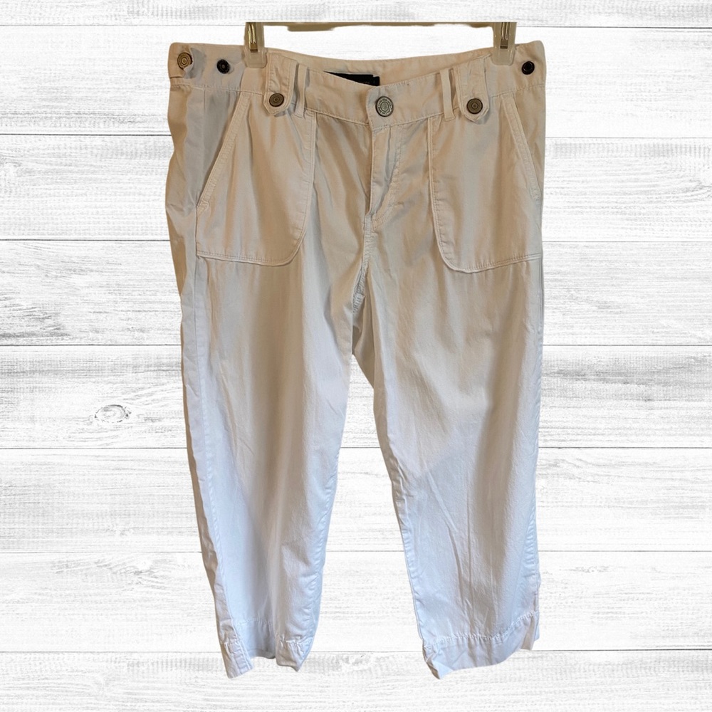 Calvin Klein white crop pants/size 8